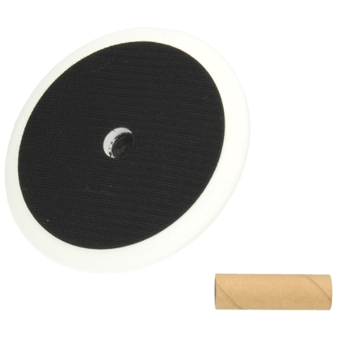 Backing pad 160mm, f. wool & compound foam, Hook and Loop, M14 with locator 