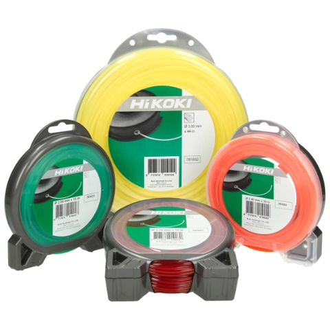 TRÅD FIRKANT 2,0MM 50M GRØNN HITACHI SKOG/HAGE 