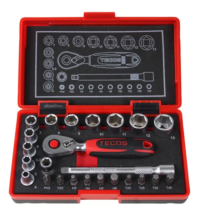 PIPESETT 1/4 4-13MM 24D TECOS 