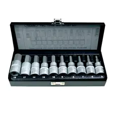 PIPESETT T-5610M HEX T-5610M Hex pipesett, 1/2", 10 deler