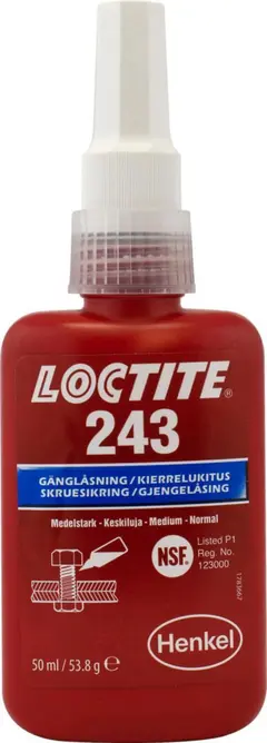 GJ.SIKRING LOCTITE 243 50ML OLJETOLERANT