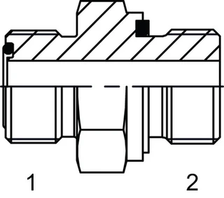 Ansats ORFS 13/16" X G 3/8" UF ED 