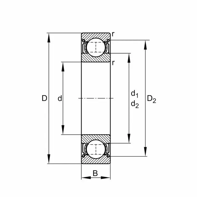 6004-C-2Z-C3 FAG Sporkulelager 