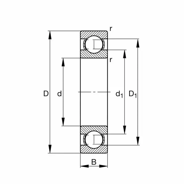 6017-C3 FAG Sporkulelager 