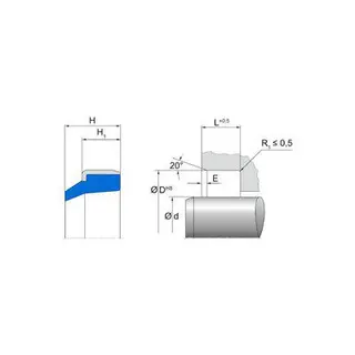 Avskraper AUAS  35X 45X 7/10 94 AU 925 