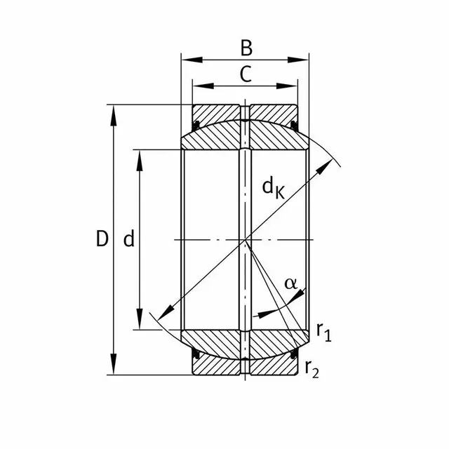 GE30-DO-2RS INA Sfærisk glidelager 