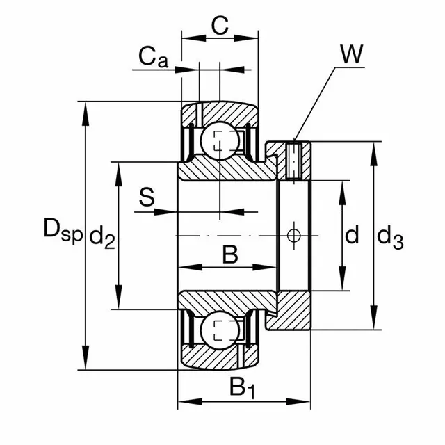 GRAE20-XL-NPP-B INA Innsatslager 