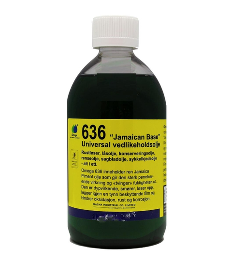 OLJE OMEGA 636 E 0.5 L FLASKE 