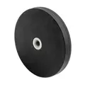 Gummibelagt neodymium magnet Ø66x8,5 mm med indvendigt M6 gevind og 18,0 kg hold