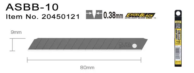 ASBB-10 Bryteblad 9 mm 