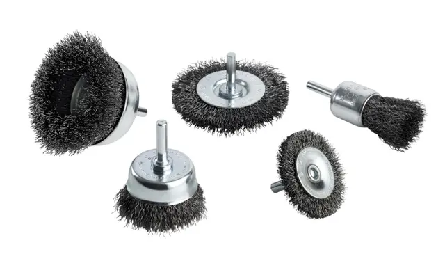 MASKINBØRSTESETT IRONSIDE 5 STÅLBØRSTER 201073 