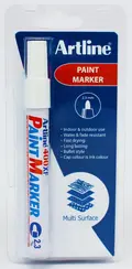 MRPENN ARTLINE HVIT Merkepenn Artline 400XF 2.3mm spiss hvit