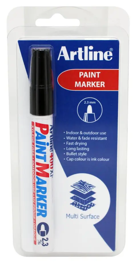 MRPENN ARTLINE SVART 2.3MM SPISS SVART 