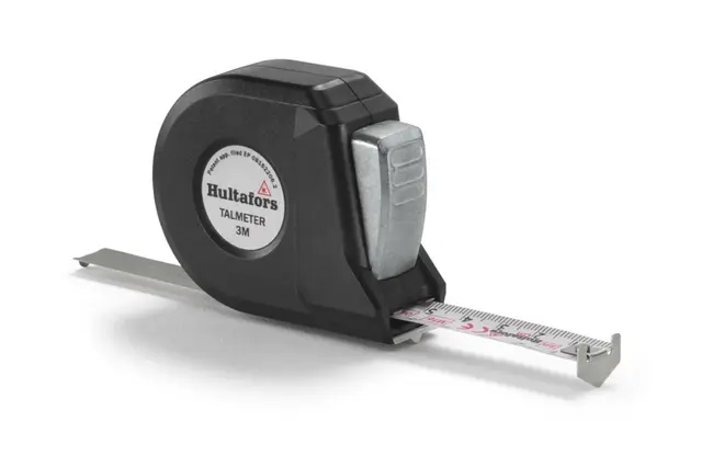 MÅLEBÅND TALMETER 3M HULTAFORS 3MX16MM KL.2 