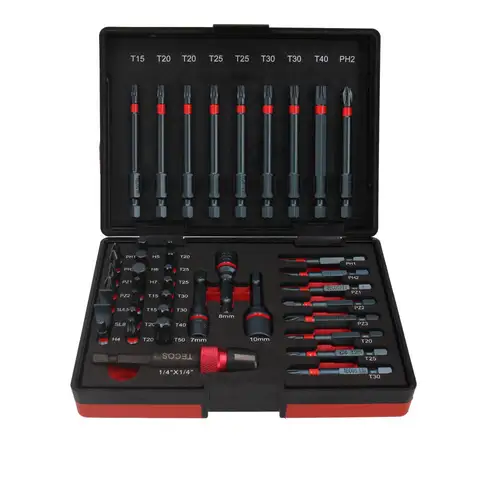 TECOS SETT BITS T-B042R Bitssett, 42 deler
