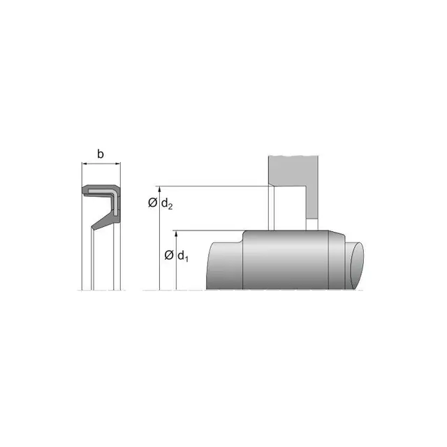 Tetn.Ring  10X 14X 3 WAO NBR - Uten fjær 