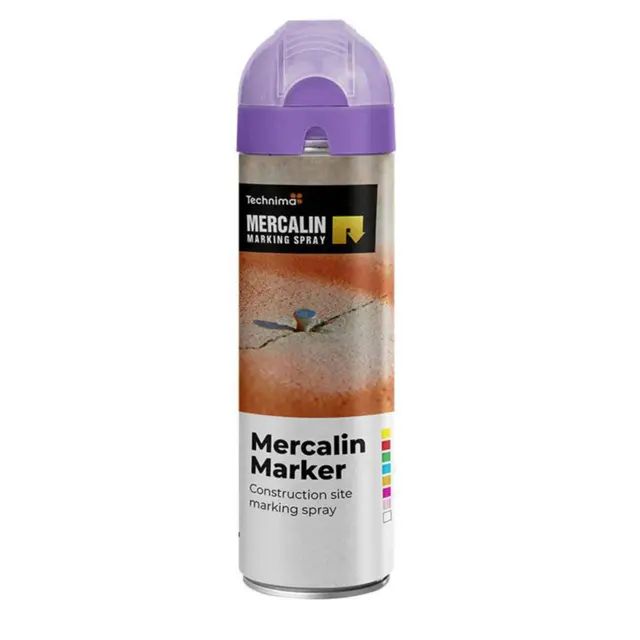 Merkespray Marker Fluor Mercalin Fiolett 500ml UN1950 