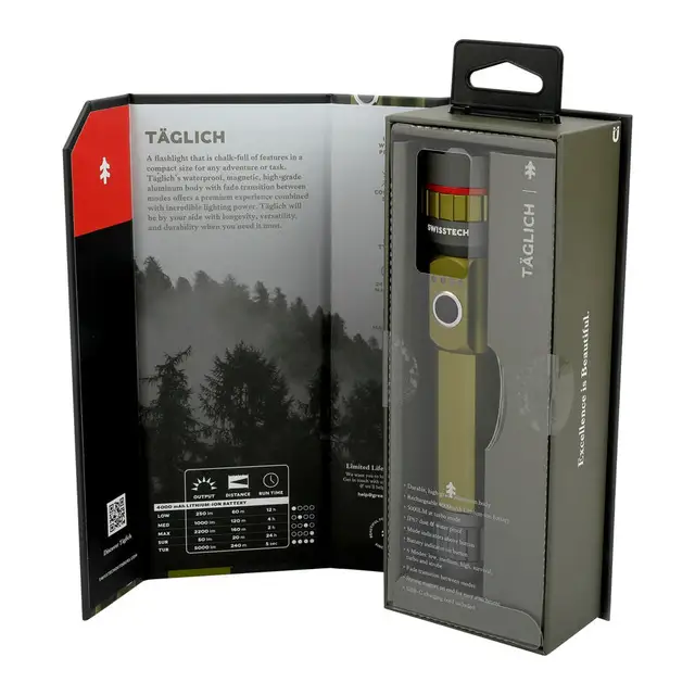 Täglich, 5000 lumen LED-lykt 