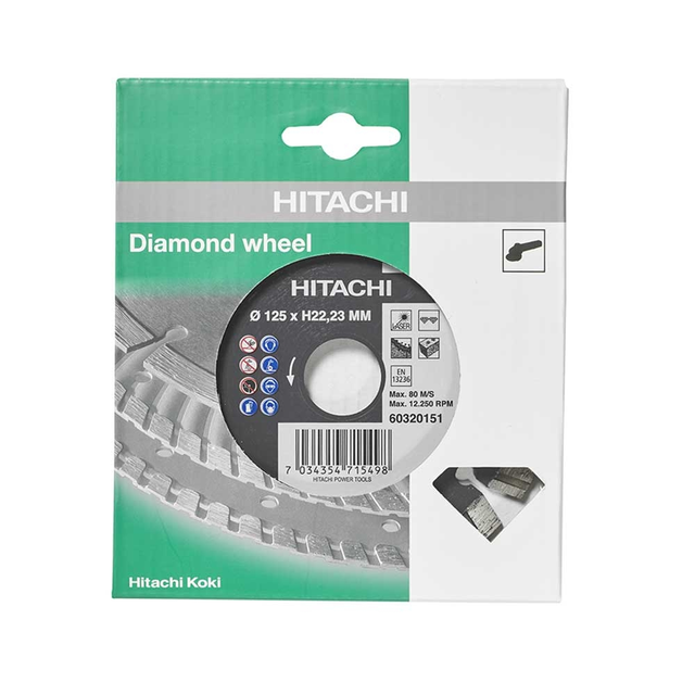 DIAMANTBLAD TURBO LASER 125MM HITACHI 