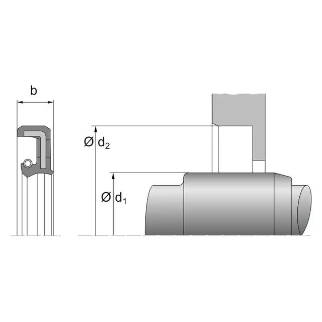 Tetn.Ring  16X 26X 7 AS-P NBR - 10 BAR 