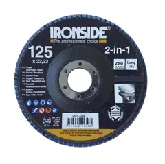 Lamellrondel Covex 2in1 Ironside Ø125x22mm K80
