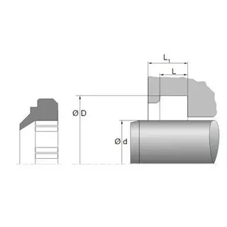 Avskraper A1 65X 73X 4/7 