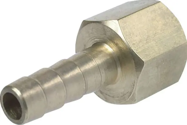 Slangesokkel 1/4" - 10mm Fast sokkel 