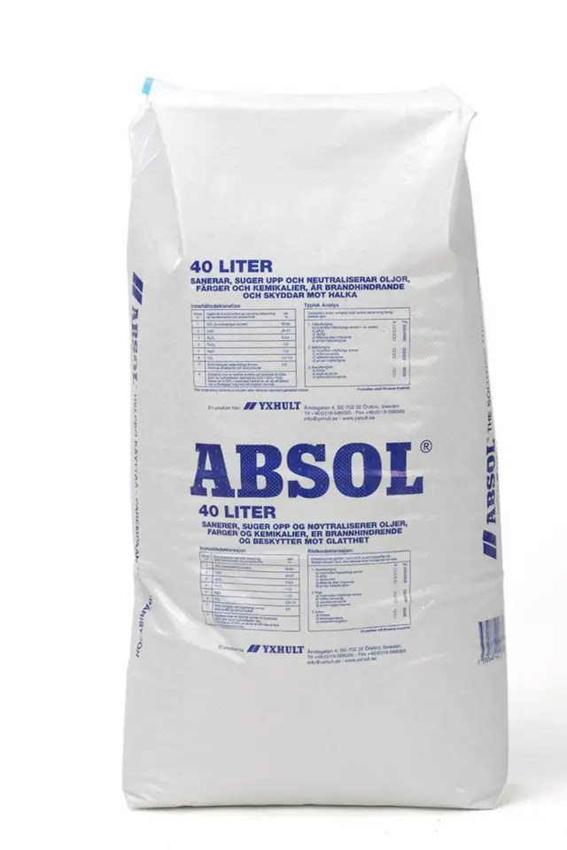 Absorbent Absol Yxhult granulat 40L 16kg 