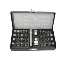 T-7037 Bitssett, 3/8" + 1/2", 37 deler 37DELER