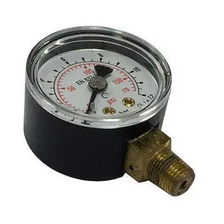 Manometer 0-12Bar Ø40 R1/8" ABS 