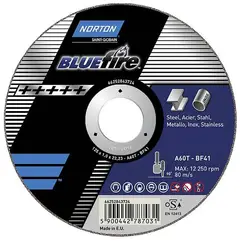 KAPPESKIVE 100X1X10 Kappeskive Norton Blue Fire