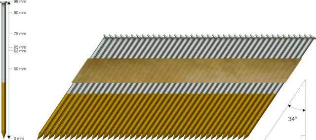 Spiker Stav 34gr. 31/90 VF varmforzinket 