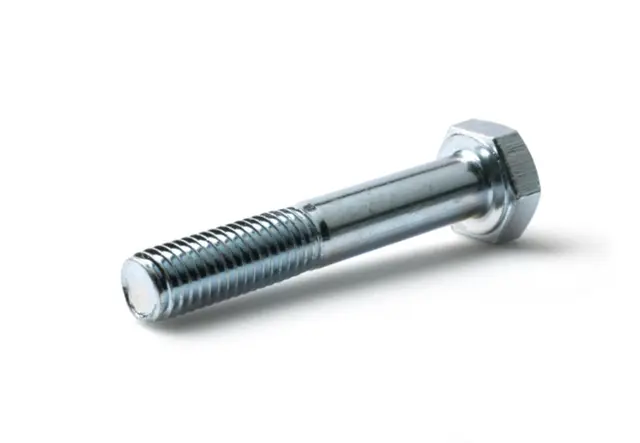 6kt.skr 16X80 EZ I4014 8.8 elforzinket d Sekskantskrue ISO 4014 8.8 delgjenget el 