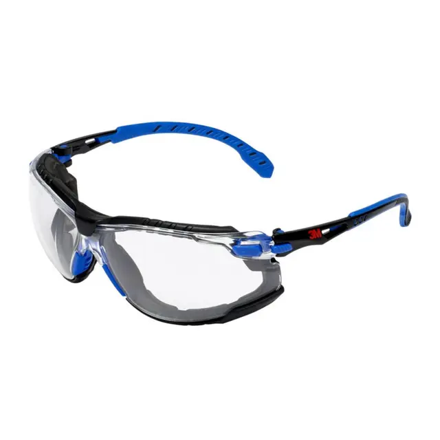 Vernebrille 3M Solus 1000 blå/svart m/kl 