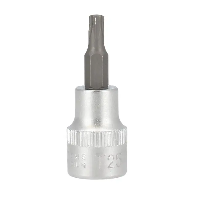 Torx Bitspipe TX25 × 48 mm × 3/8" kort m 