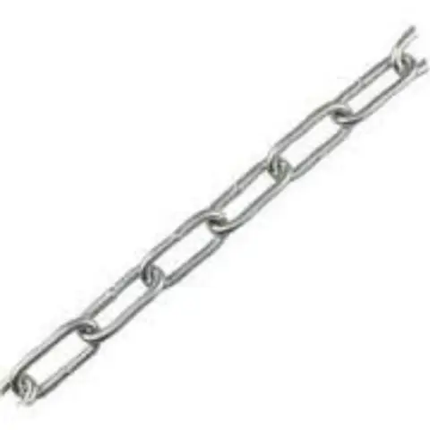 Kjetting langl galv 10mm MBL 6,9T 