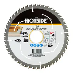 Sirkelsagblad tre 48T Ironside 165X30/20