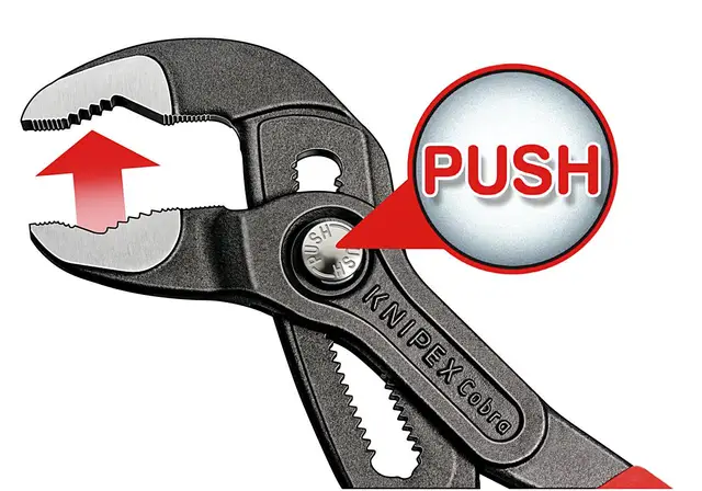 KNIPEX COBRA® GRÅ ATRAMENTERT 150MM 