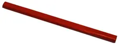 Tømmermannsblyant 180mm oval rød