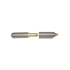 Sveisehengsel stål/messing stift ø13x150mm,messingskive,m/nipp