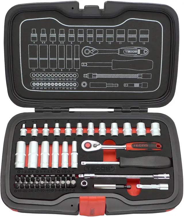 1/4" SOCKET SET 1/4" SOCKET SET 48 PCS 