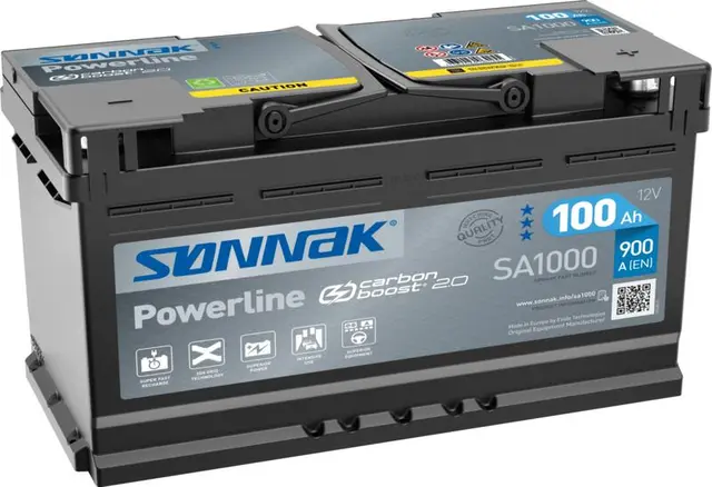 SA1000 BATTERY SONNAK 100AH 900A(EN) 