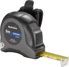 Målebånd stål PRSS 6M Hultafors 6mX25mm