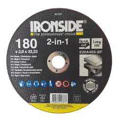 Kappeskive F41 2in1 Ironside Ø180X2.0X22