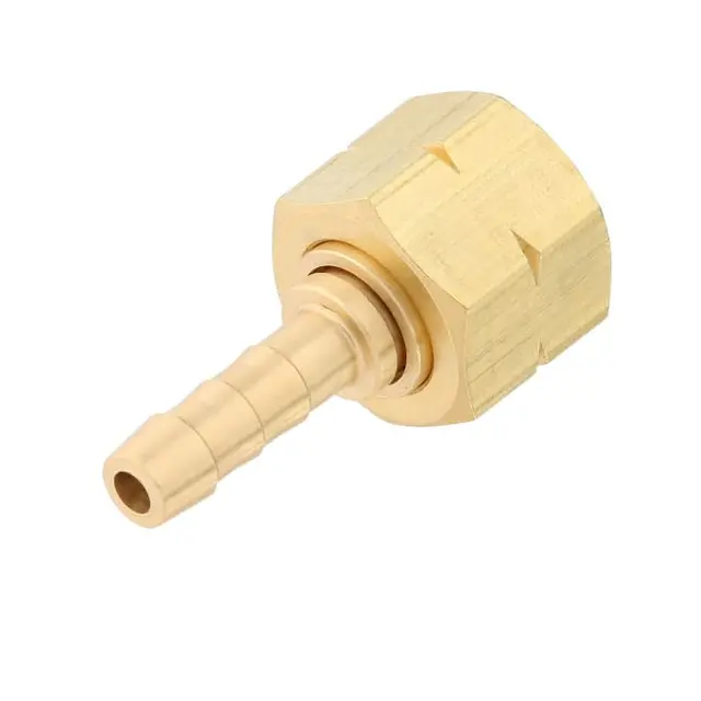 Slangesokkel 3/8"V - 6,3mm sokkel 