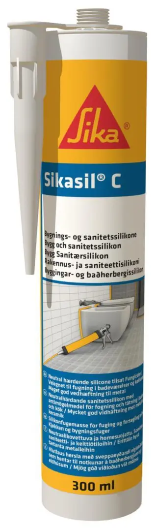 Fugemasse Sikasil-C Bygg- og sanitærsili 