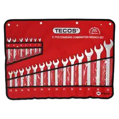 FASTNØKKELSETT 6-32MM T-CW632 Ringgaffelnøglesæt - 21 dele i m