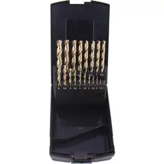 HSS 5%COBOLT SÆT 1-10 HSS metallborsett Cobalt 5%, 1 - 10 mm,