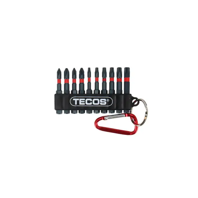 IMPACT BITSSETT Bitssett T-B010R, 55 mm 10 delar 