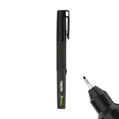 Ultrafint permanentmarker til tre, metall og plast – svart